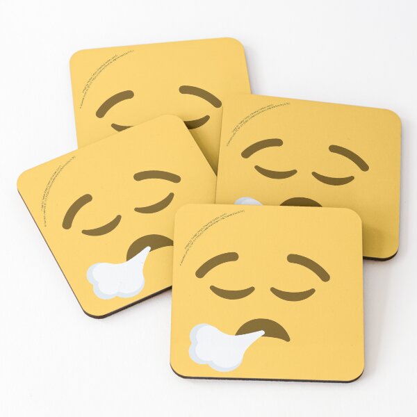 Item preview, Face Exhaling Emoji designed and sold by VeryRandomShop.