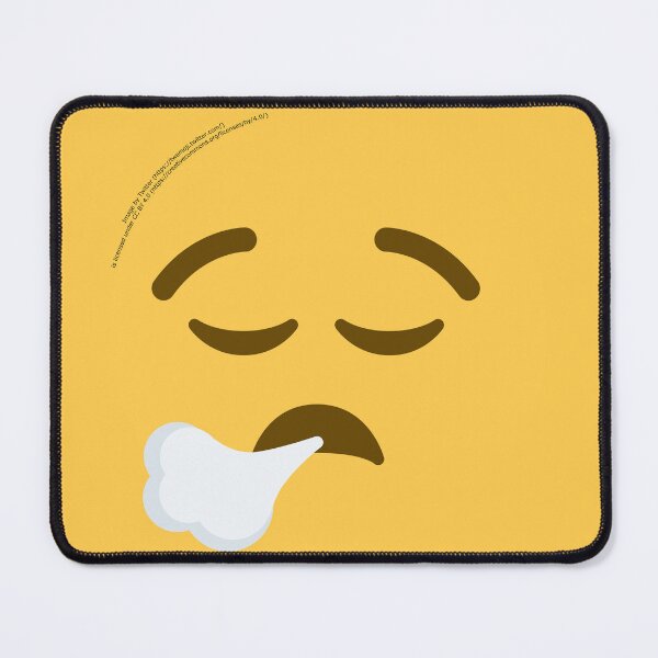 Item preview, Face Exhaling Emoji designed and sold by VeryRandomShop.