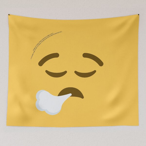 Item preview, Face Exhaling Emoji designed and sold by VeryRandomShop.