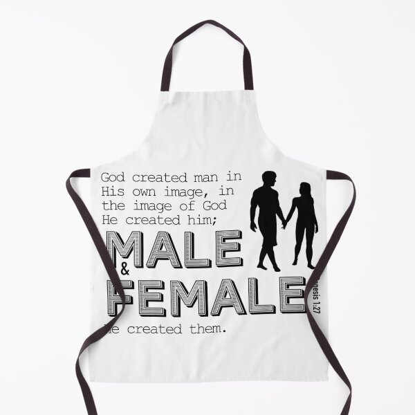 Item preview, God created Man and Female designed and sold by ZwoDots.