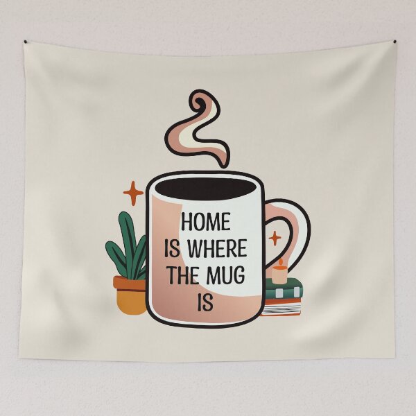 Item preview, Home Is Where the Mug Is – Sip, Relax, Repeat designed and sold by jensbyorlando.
