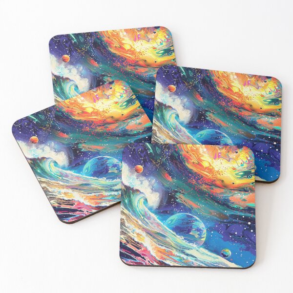 Item preview, Ocean Planet Retro Pop Art 4 designed and sold by AstroRisq.