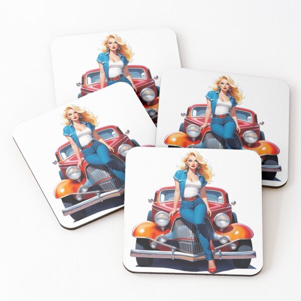 Item preview, “Retro Glamour: Charm and Audacity of Pin-Ups” designed and sold by CHRIST5000.