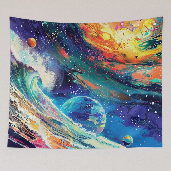 Item preview, Ocean Planet Retro Pop Art 4 designed and sold by AstroRisq.