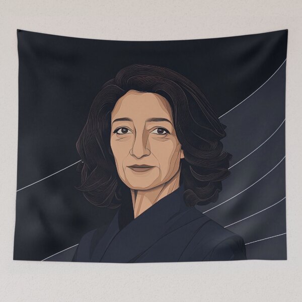 Item preview, Zaha Hadid portrait | Anime style designed and sold by ComicsFactory.