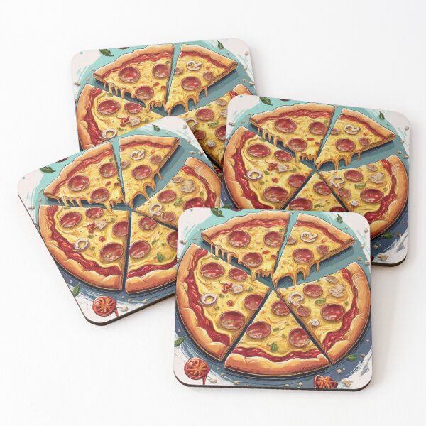 Item preview, Slice of Happiness: National Pizza Month designed and sold by bb-15artstudio.
