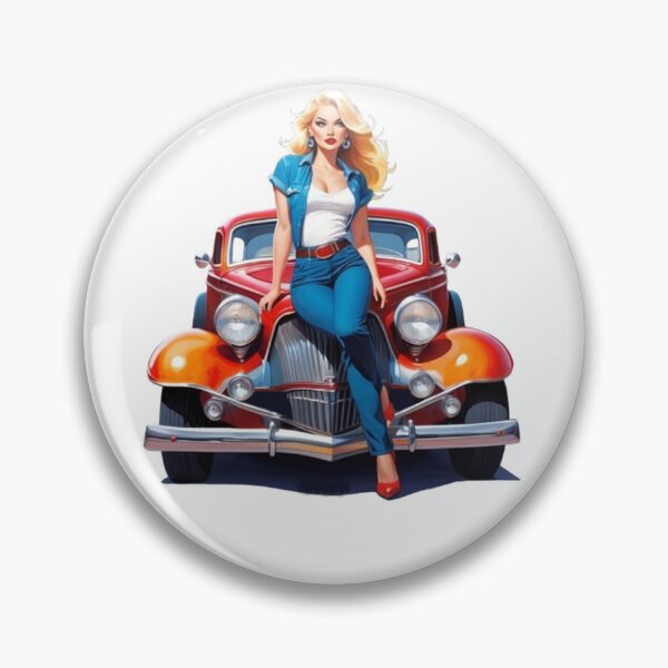 Item preview, “Retro Glamour: Charm and Audacity of Pin-Ups” designed and sold by CHRIST5000.