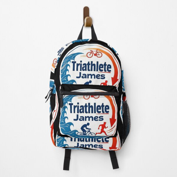 Item preview, Dynamic Triathlete James - Swim, Bike, Run designed and sold by Triathlongram.