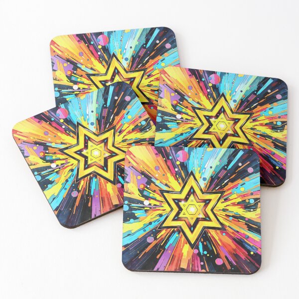 Item preview, Bold and Bright Jewish Star of David designed and sold by Jill Nightingale.