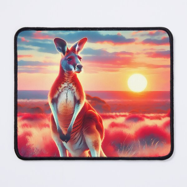 Item preview, Red Kangaroo at Sunset. designed and sold by ZestArtStudio.