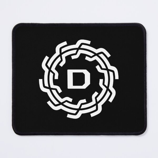 Item preview, Abstract mechanical shape letter D emblem designed and sold by rasagamastore.