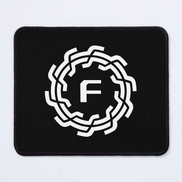 Item preview, Abstract mechanical shape letter F emblem designed and sold by rasagamastore.