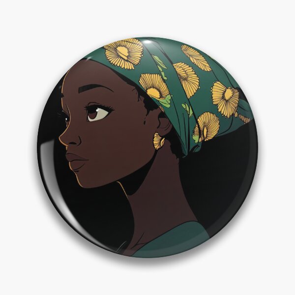 Item preview, Zambian woman | Anime style designed and sold by ComicsFactory.