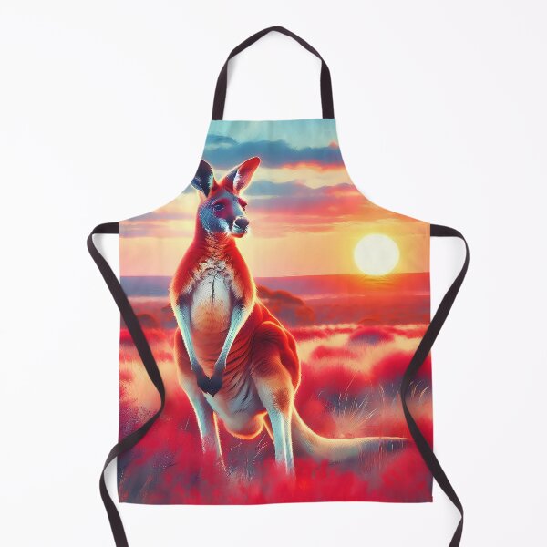Item preview, Red Kangaroo at Sunset. designed and sold by ZestArtStudio.