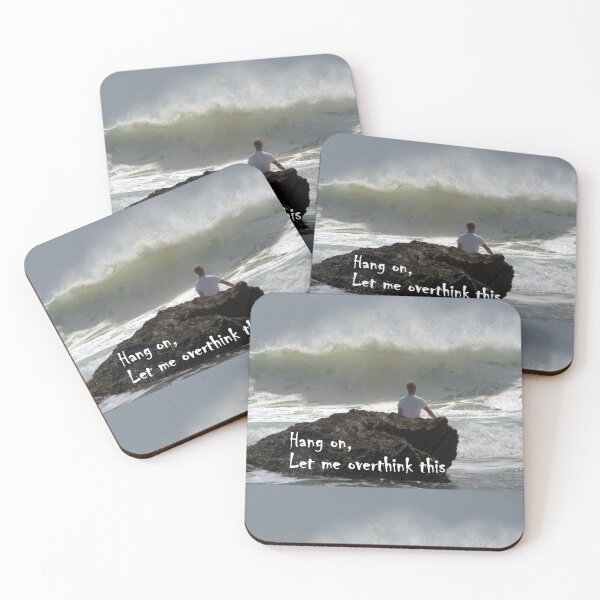 Item preview, Hang On, Let me overthink this  designed and sold by SaltySurfgirl.