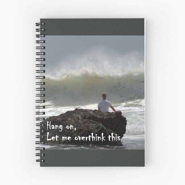 Item preview, Hang On, Let me overthink this  designed and sold by SaltySurfgirl.