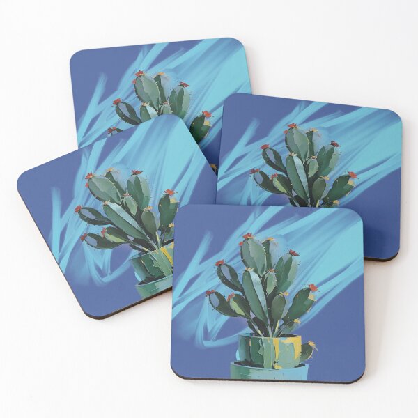 Item preview, Cactus in modernist painting designed and sold by CecyLL.