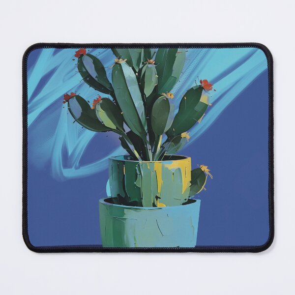 Item preview, Cactus in modernist painting designed and sold by CecyLL.