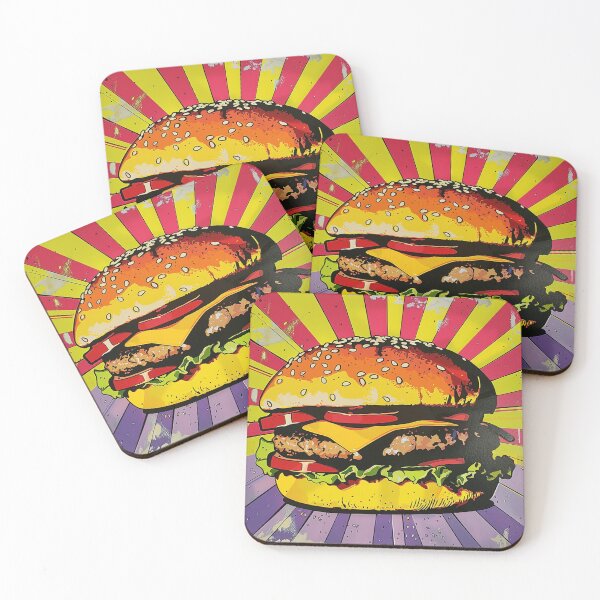 Item preview, Hamburger Pop Art 1 designed and sold by AstroRisq.