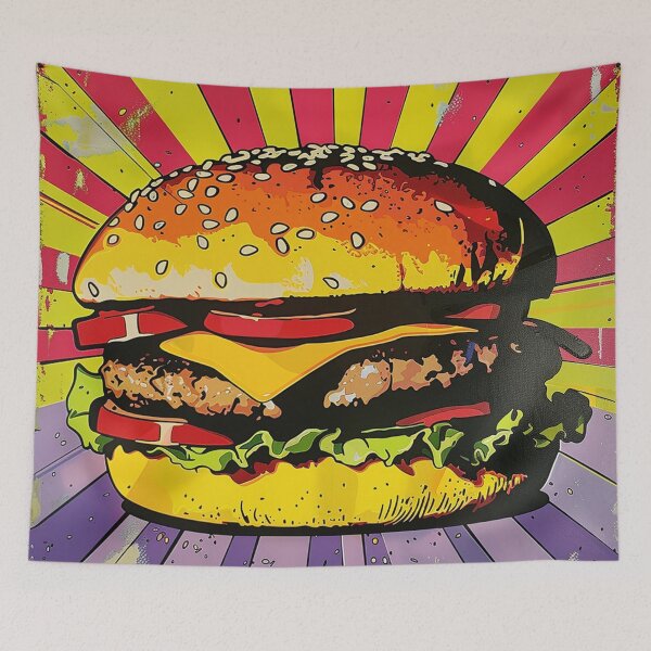 Item preview, Hamburger Pop Art 1 designed and sold by AstroRisq.