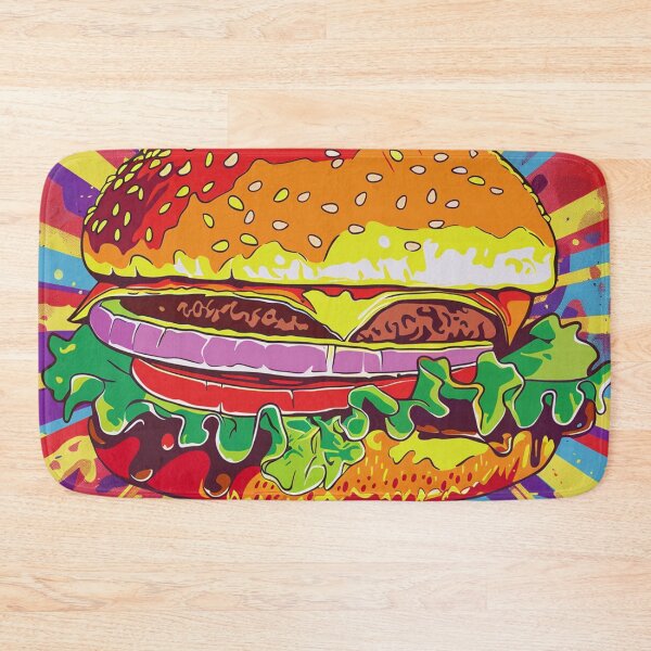 Item preview, Hamburger Pop Art 2 designed and sold by AstroRisq.