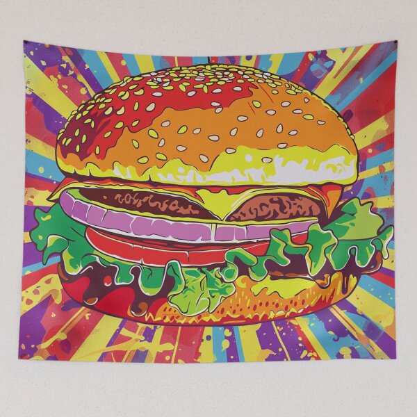 Item preview, Hamburger Pop Art 2 designed and sold by AstroRisq.