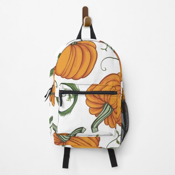 Item preview, Small Pumpkin Pattern On White Background designed and sold by burbankdesigns.