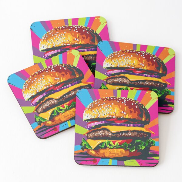 Item preview, Hamburger Pop Art 5 designed and sold by AstroRisq.