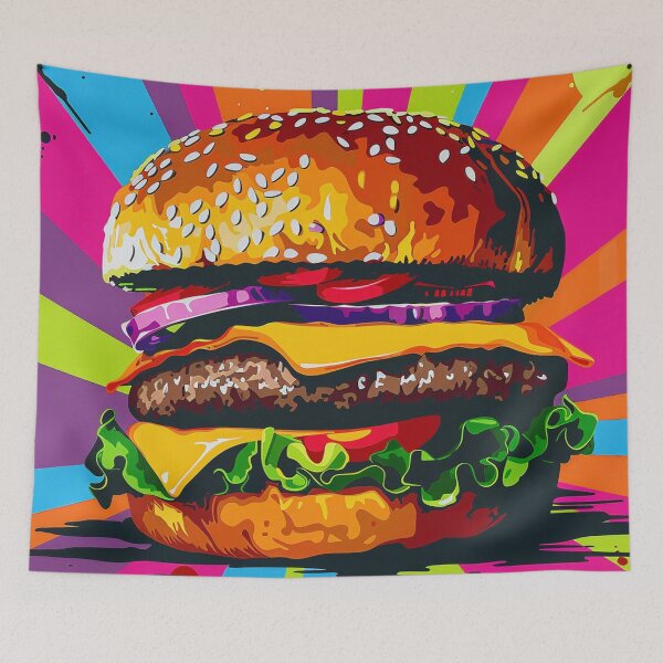 Item preview, Hamburger Pop Art 5 designed and sold by AstroRisq.