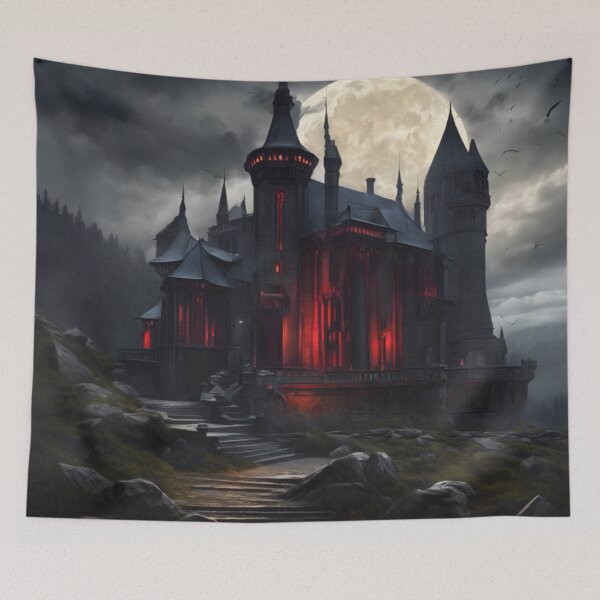 Item preview, Count Dracula's lair, the perfect place for Halloween. designed and sold by Zofia Sosnecka.