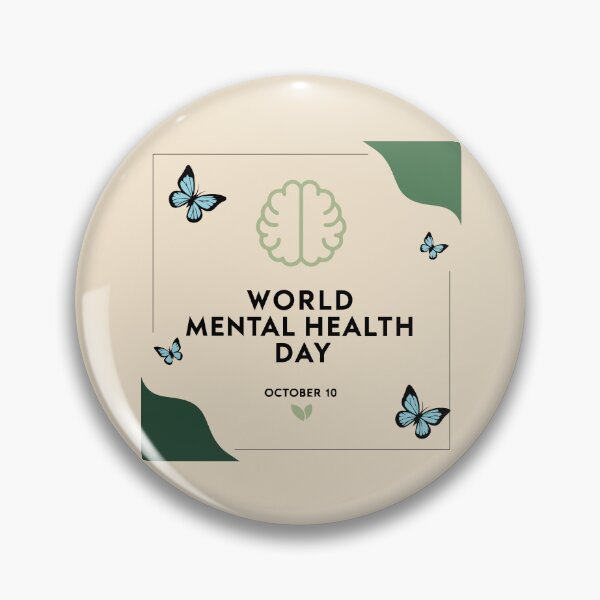 Item preview, World Mental Health Day: Embracing Growth and Wellness designed and sold by AtonuHaque.