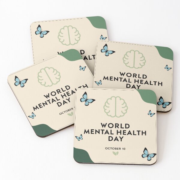 Item preview, World Mental Health Day: Embracing Growth and Wellness designed and sold by AtonuHaque.