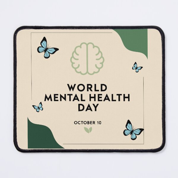 Item preview, World Mental Health Day: Embracing Growth and Wellness designed and sold by AtonuHaque.