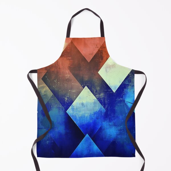 Item preview, red blue diamond pattern geometrical karo tile / dejco.art domin designed and sold by dejco.art.