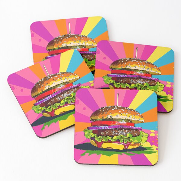 Item preview, Hamburger Pop Art 6 designed and sold by AstroRisq.