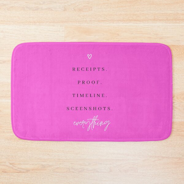 Item preview, Receipts Proof Timeline Salt Lake City Housewives Print designed and sold by Femme Pastel Collective.