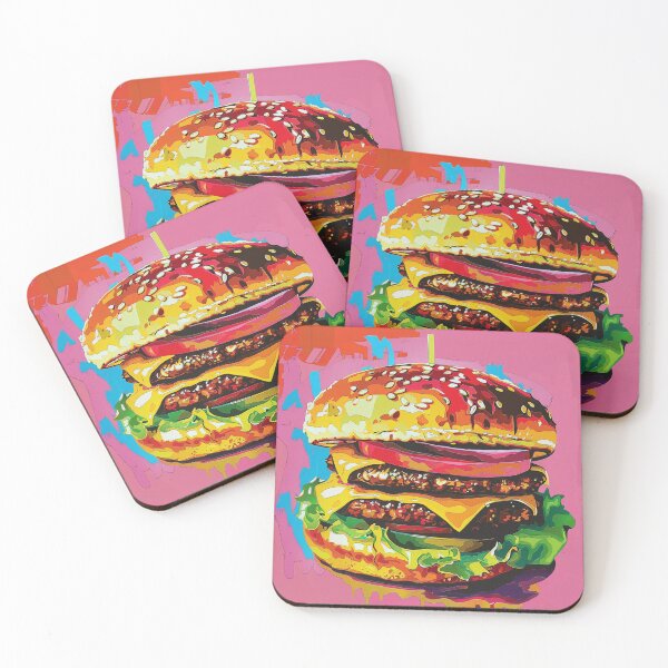 Item preview, Hamburger Pop Art 7 designed and sold by AstroRisq.