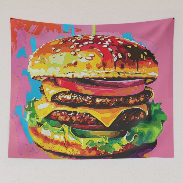 Item preview, Hamburger Pop Art 7 designed and sold by AstroRisq.