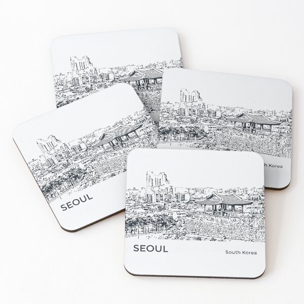 Item preview, Seoul South Korea designed and sold by Lakeric Cityscapes.