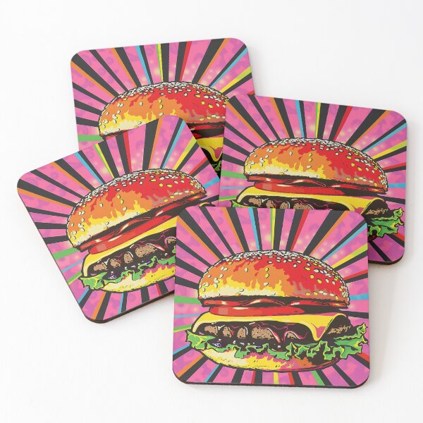 Item preview, Hamburger Pop Art 8 designed and sold by AstroRisq.
