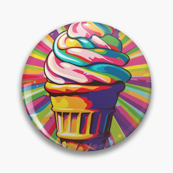 Item preview, Ice Cream Cone Pop Art 1 designed and sold by AstroRisq.