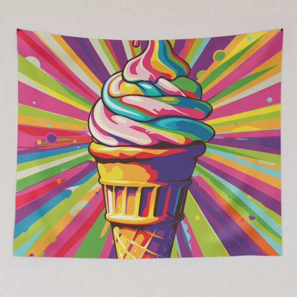 Item preview, Ice Cream Cone Pop Art 1 designed and sold by AstroRisq.