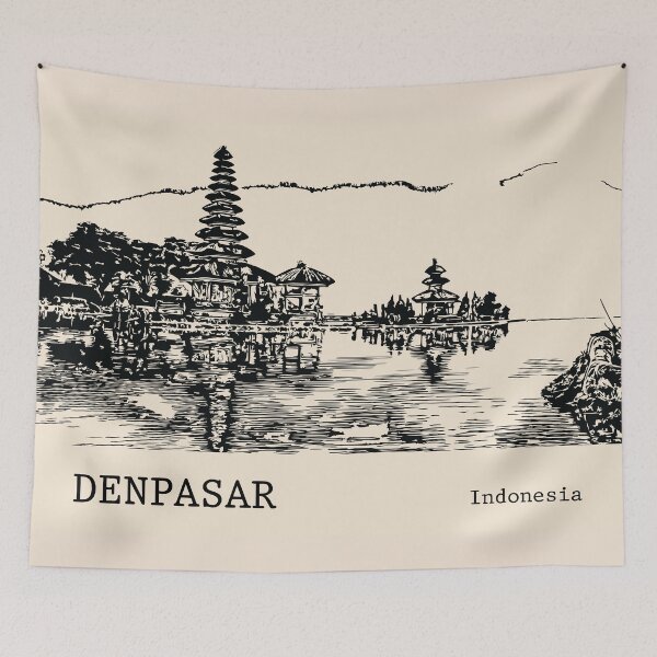 Item preview, Denpasar Indonesia designed and sold by Lakeric Cityscapes.