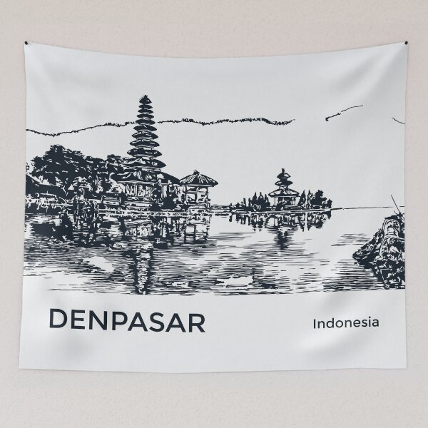 Item preview, Denpasar Indonesia designed and sold by Lakeric Cityscapes.