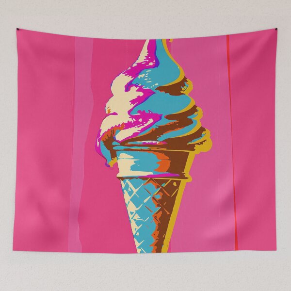 Item preview, Ice Cream Cone Pop Art 3 designed and sold by AstroRisq.