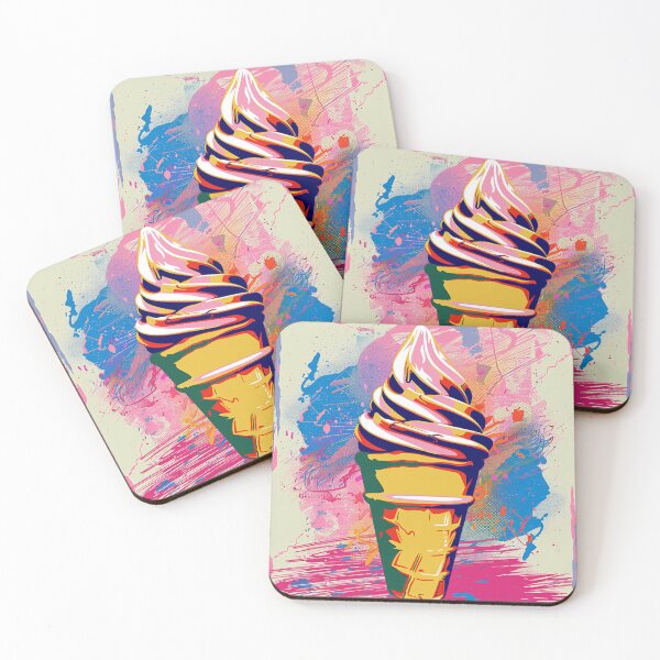 Item preview, Ice Cream Cone Pop Art 4 designed and sold by AstroRisq.