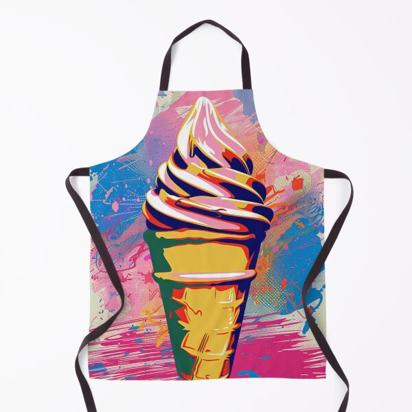Item preview, Ice Cream Cone Pop Art 4 designed and sold by AstroRisq.