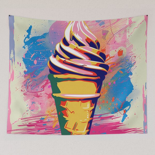 Item preview, Ice Cream Cone Pop Art 4 designed and sold by AstroRisq.