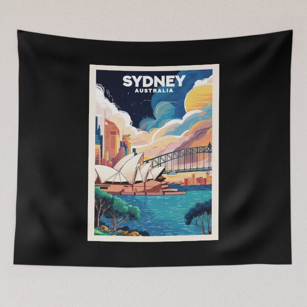 Item preview, Sydney (Australia), Travel Art designed and sold by PinkandP.