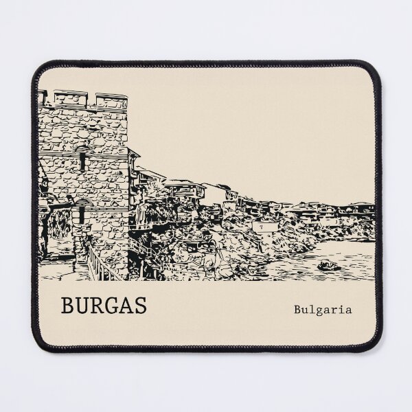 Item preview, Burgas Bulgaria designed and sold by Lakeric Cityscapes.